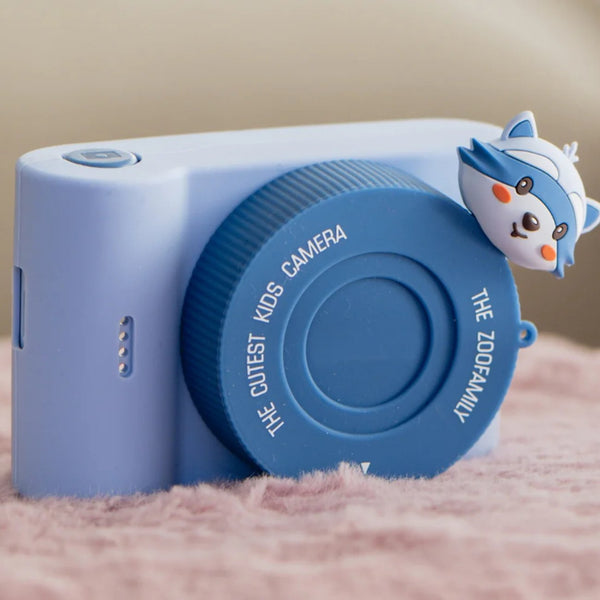 Máquina fotográfica infantil Urban Zoo com ecrã táctil, selfies e capa protetora em silicone para crianças modelo racoon
