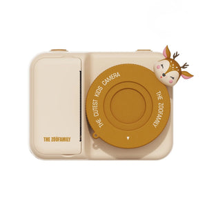 Máquina fotográfica instantânea infantil Urban Zoo com impressão térmica, ecrã colorido de 3 polegadas e câmara para selfies deer