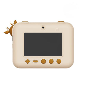 Máquina fotográfica instantânea infantil Urban Zoo com impressão térmica, ecrã colorido de 3 polegadas e câmara para selfies deer