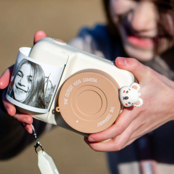 Máquina fotográfica instantânea infantil Urban Zoo com impressão térmica, ecrã colorido de 3 polegadas e câmara para selfies koala