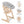 Cadeira Tripp Trapp® com Baby Set² e Newborn Set da Stokke®, solução evolutiva desde o nascimento que acompanha o crescimento da criança até à infância. Beech Natural