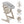 Cadeira Tripp Trapp® com Baby Set² e Newborn Set da Stokke®, solução evolutiva desde o nascimento que acompanha o crescimento da criança até à infância. Cashmere Grey