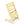 Cadeira Tripp Trapp® com Baby Set² e Newborn Set da Stokke®, solução evolutiva desde o nascimento que acompanha o crescimento da criança até à infância. Lemon Yellow