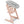 Cadeira Tripp Trapp® com Baby Set² e Newborn Set da Stokke®, solução evolutiva desde o nascimento que acompanha o crescimento da criança até à infância. Serene Pink