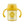 Copo 360º Trixie em Tritan para bebé, com sistema anti-derrame, resistente e fácil de segurar para aprendizagem autónoma da bebida amarelo Mr Lion
