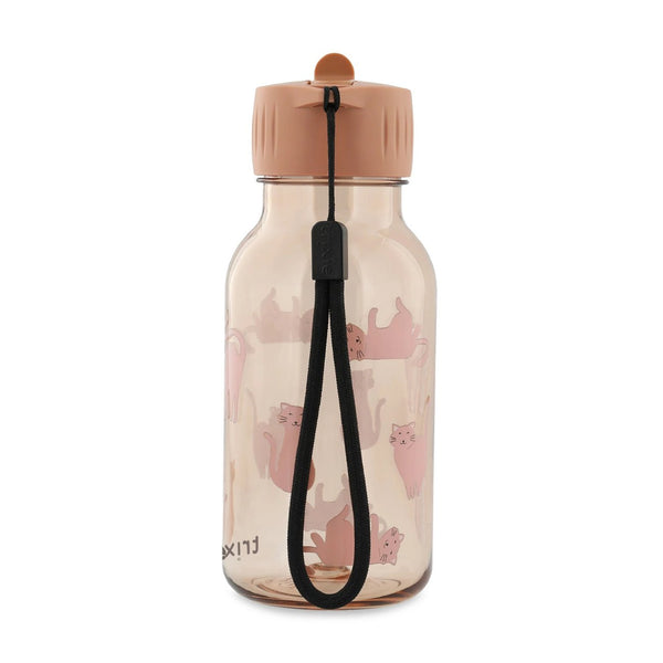 Garrafa infantil de Tritan 350 ml com sistema anti-fugas, bocal de fácil utilização e pega de transporte, ideal para escola, passeios e atividades diárias Cat