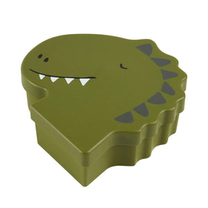 Marmita infantil Trixie em forma de animal, resistente, fácil de abrir e ideal para transportar refeições e snacks para a escola verde Mr Dino