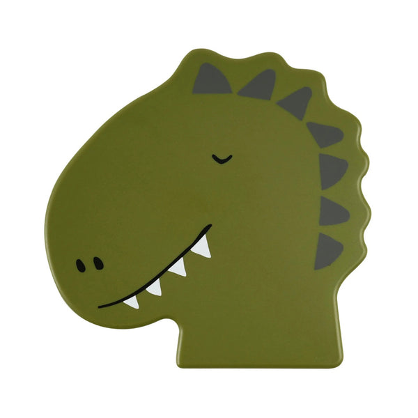 Marmita infantil Trixie em forma de animal, resistente, fácil de abrir e ideal para transportar refeições e snacks para a escola verde Mr Dino