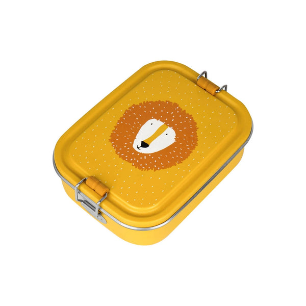 Marmita metálica pequena infantil em aço inoxidável com fechos de silicone, ideal para snacks e pequenas refeições na escola ou passeios
Mr Lion