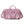 Saco de desporto infantil Trixie com compartimento espaçoso, bolso lateral com fecho, alça de ombro removível e materiais reciclados rosa 