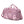 Saco de desporto infantil Trixie com compartimento espaçoso, bolso lateral com fecho, alça de ombro removível e materiais reciclados rosa 
