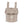 Mala Bucket Praliné Stripes Walking Mum resistente à água com fixação ao carrinho, ideal para transportar os essenciais do bebé durante os passeios. Vermelho