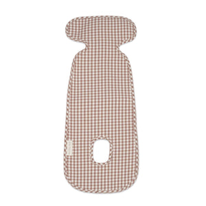 Forra automóvel universal da walking mum para cadeira de bebé auto modelo praline vichy na cor moka - vermelho