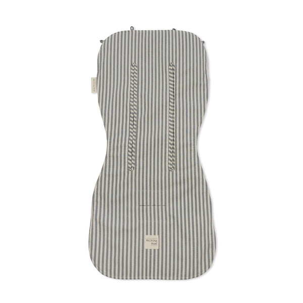 Forra universal para carrinho de bebé da walking mum modelo praline strips na cor matcha - verde
