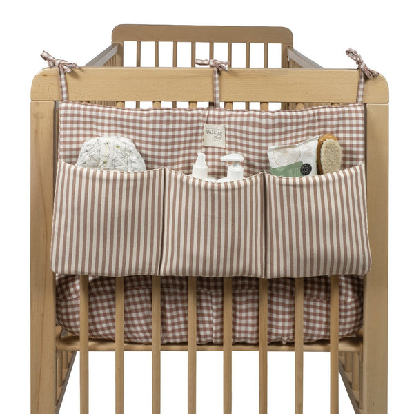ORGANIZADOR DE BERÇO PRALINE VICHY/STRIPS