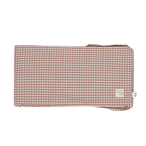 protetor de grades da walking mum modelo praline strips na cor moka - vermelho